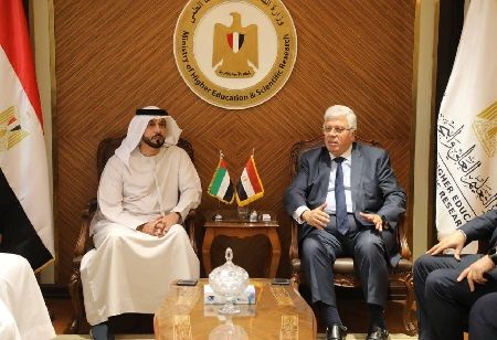 Khalifa bin Mohammed, Egypt's Education Minister Explore Alexandria University Expansion to Abu Dhabi